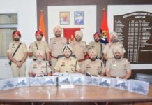 सीमा पार से हथियार तस्करी वाले मॉड्यूल से संबंधित आठ व्यक्ति 11 आधुनिक पिस्तौलों सहित गिरफ्तार