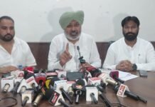 भाजपा-अकाली डबल इंजन सरकार ने चिट्टा फैलाया, हमने युद्ध नशेआं विरुद्ध शुरू किया: हरपाल सिंह चीमा