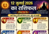 12 July 2026 Ka Rashifal: आज किन राशियों को मिलेगी सफलता, किसे बरतनी होगी सावधानी?