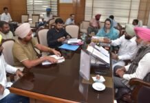 वित्त मंत्री हरपाल सिंह चीमा द्वारा परिवहन एवं जल आपूर्ति विभाग की कर्मचारी यूनियनों के साथ बैठकें