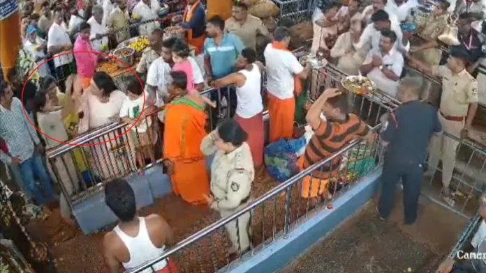 karnataka-mla-suresh-gowda-daughter-slaps-police-at-temple-video-1787623267
