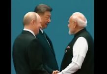 बिश्केक में SCO समिट के दौरान PM मोदी और चीन के राष्ट्रपति शी ने मिलाया हाथ, एक-दूसरे से बातचीत करते आए नजर