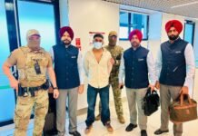 यूरोप से पहली हवालगी: पंजाब पुलिस ने केंद्रीय एजेंसियों के सहयोग से भगोड़े अपराधी अमृत दालम को मोल्दोवा से वापस लाया