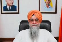 पंजाब विधानसभा स्पीकर कुलतार सिंह संधवां ने शहीद-ए-आज़म भगत सिंह को उनके जन्म दिवस पर श्रद्धांजलि अर्पित की