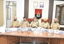 नशा तस्करी और अवैध हथियारों की आपूर्ति के नेटवर्क से जुड़े 8 गिरफ्तार; 11 पिस्तौल और 2.2 किलो हेरोइन बरामद