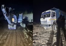 खनन विभाग द्वारा श्री आनंदपुर साहिब के गांव भल्लाण में अवैध खनन के विरुद्ध सख्त कार्रवाई; देर रात छापे के दौरान एक व्यक्ति काबू